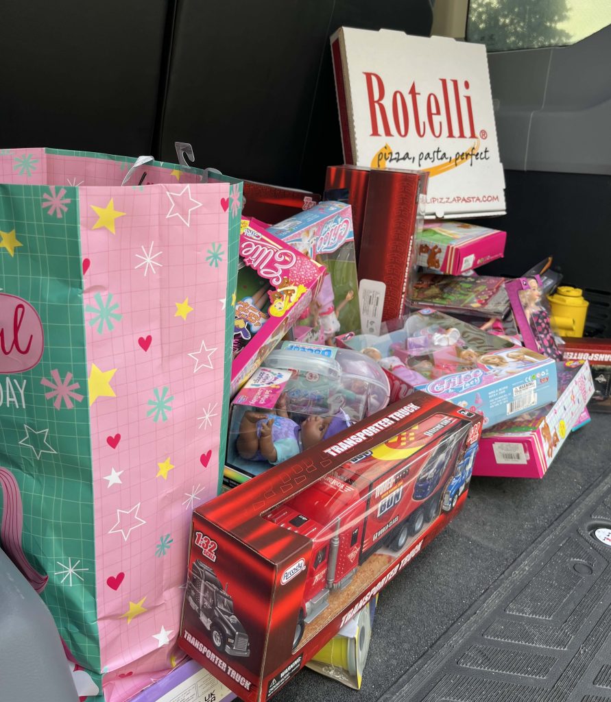 Toys collected for KIDinc.org