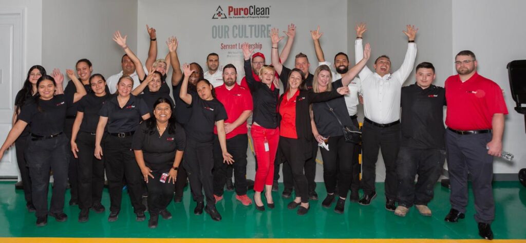 Members of the host team.