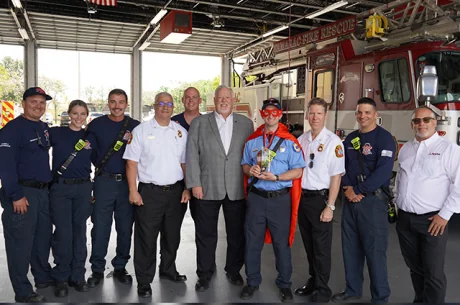 James Murad with members of the PuroClean Home Office team