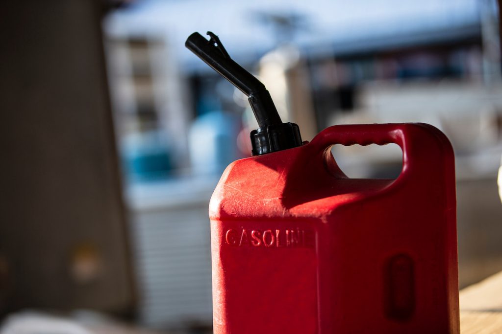 approved containers for gasoline storage
