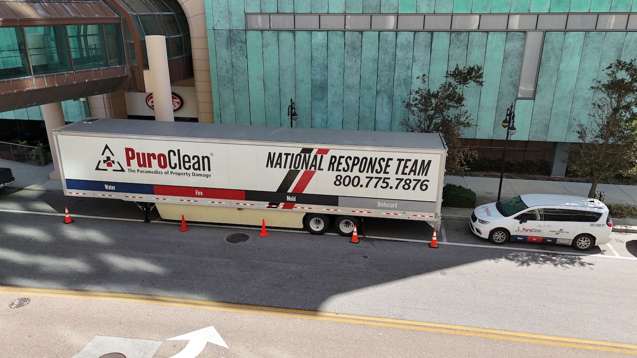 PuroClean National Response restoration services truck