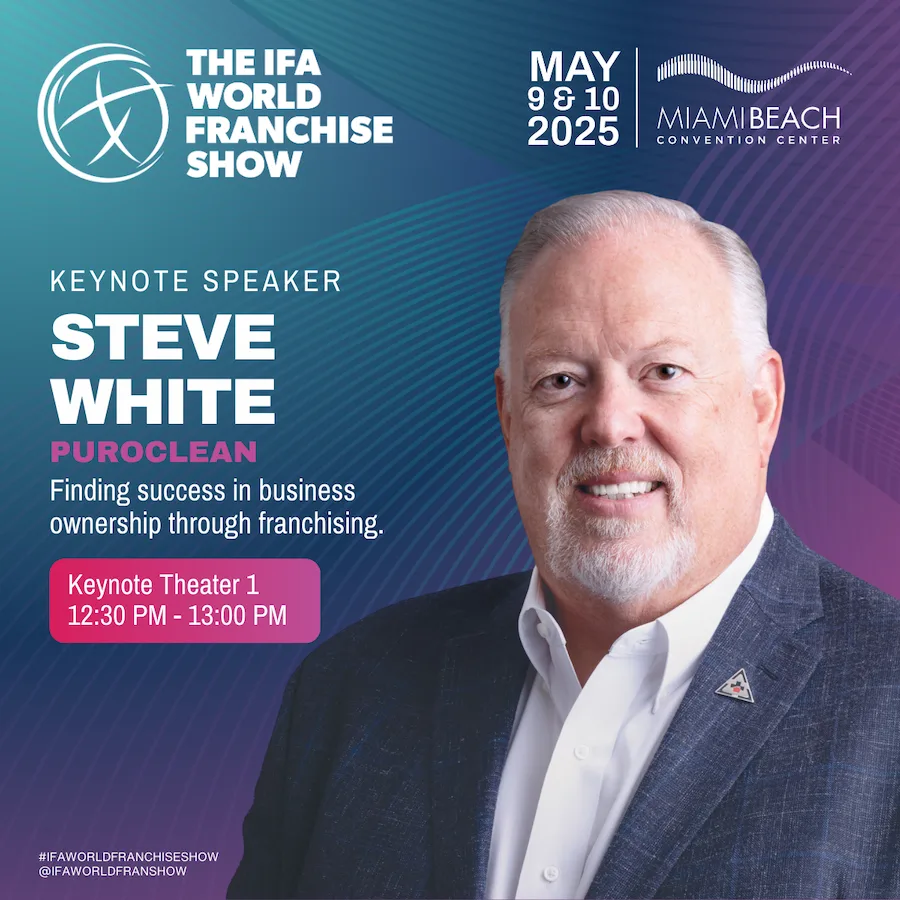 The 2025 IFA World Franchise Show - Keynote Speaker Steve White of PuroClean
