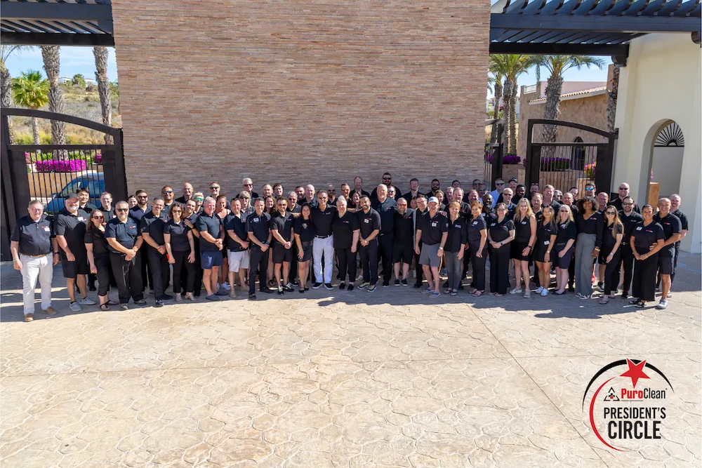 PuroClean 2024 Presidents Circle honorees in Los Cabos, Mexico
