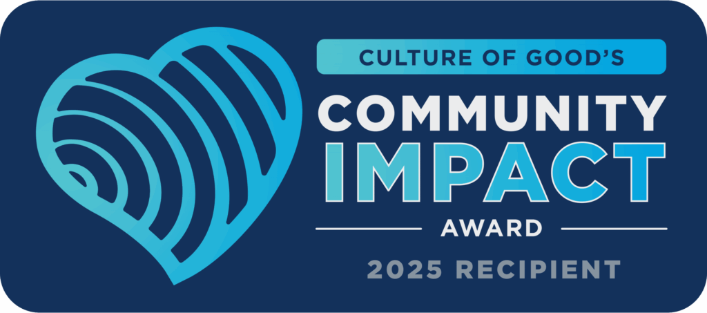 2025 culture of good's community impact award logo