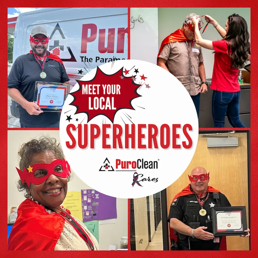 National Superhero Day 2025 collage of local superheros