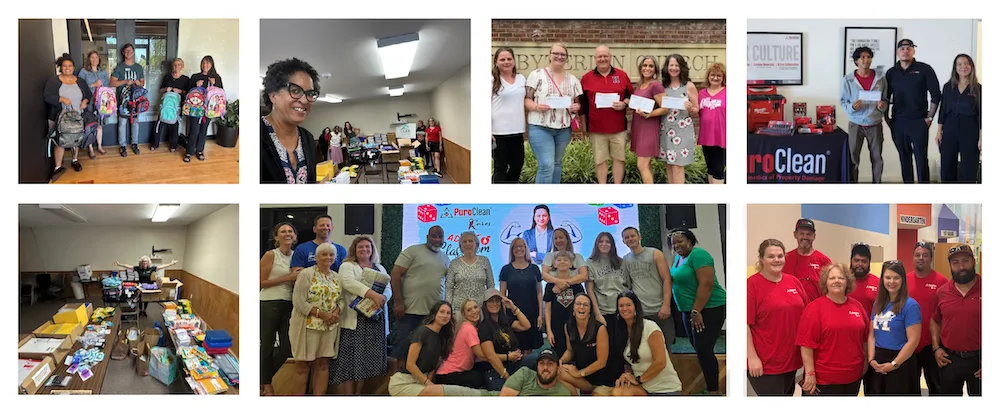 Adopt A Classroom 2025 collage