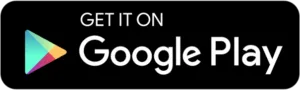 Google Play logo with the text 'GET IT ON' in bold letters.