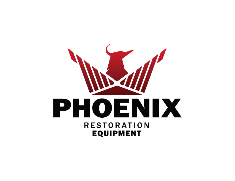 Logo featuring a red stylized phoenix rising above the text 'Phoenix Restoration Equipment'.