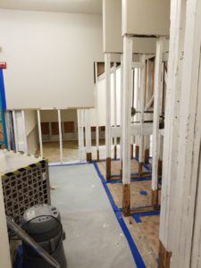 emergency restoration - commercial bathroom renovation after water damage