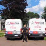 Jason Smith and Walter Griffin, owner of PuroClean of Bloomfield Hills
