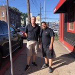 Peter Shine and Robert Rodriguez, owner of PuroClean of Hoboken