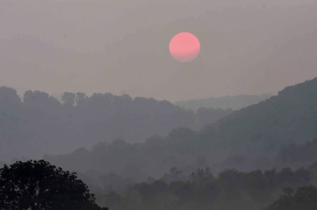 hazy smoke in PA