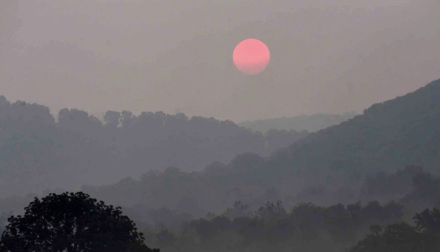 hazy smoke in PA