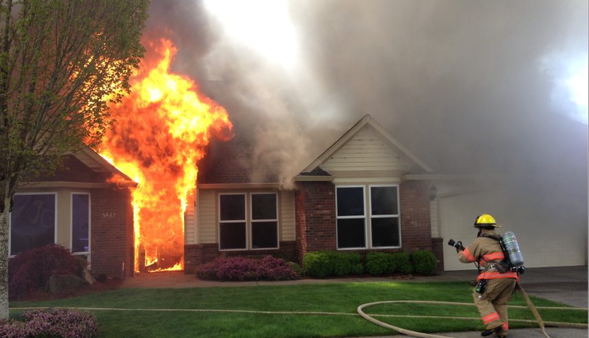 house fire