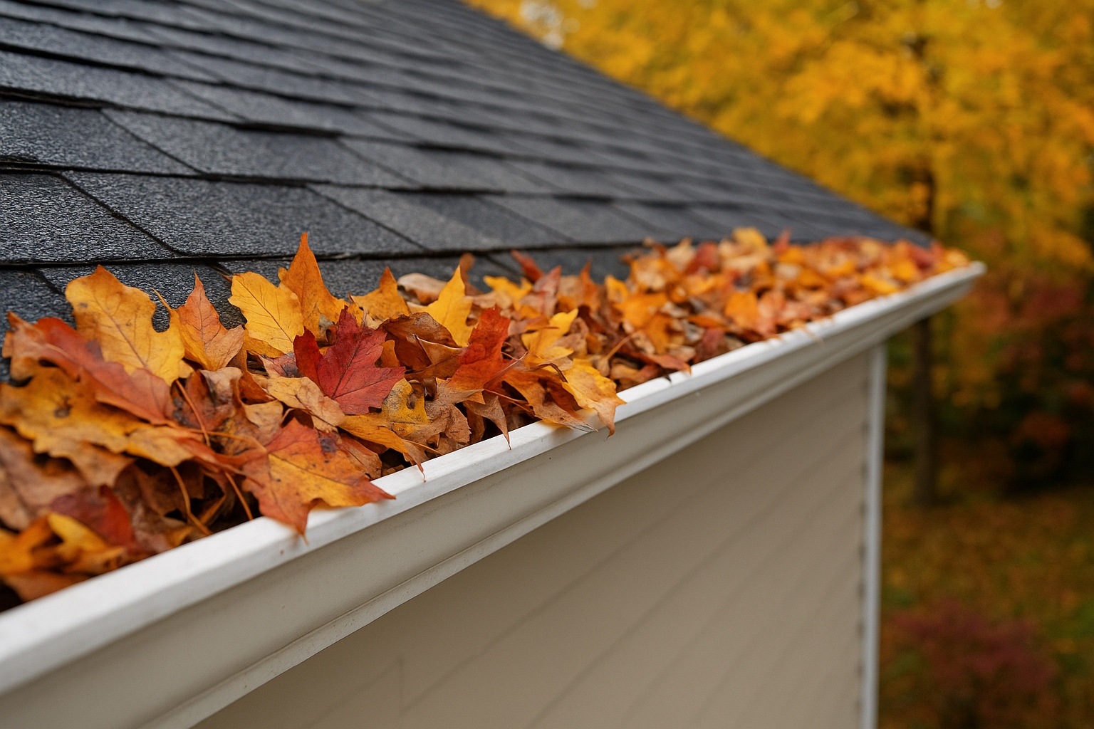 When the Leaves Fall, the Floods Begin: Preventing Clogged Gutters and Water Damage