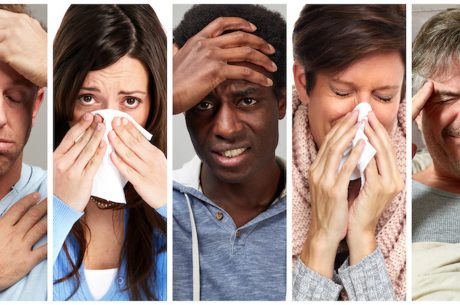 people got flu, headache and runny nose