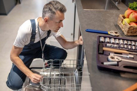 Troubleshooting a dishwasher sink from slab sleak