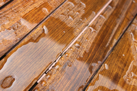 water damage restoration services on wood