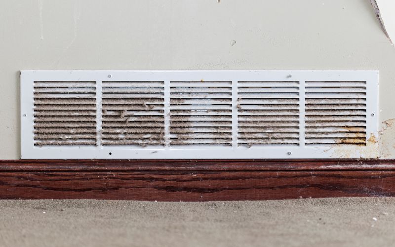 how to clean mold in ac ducts
