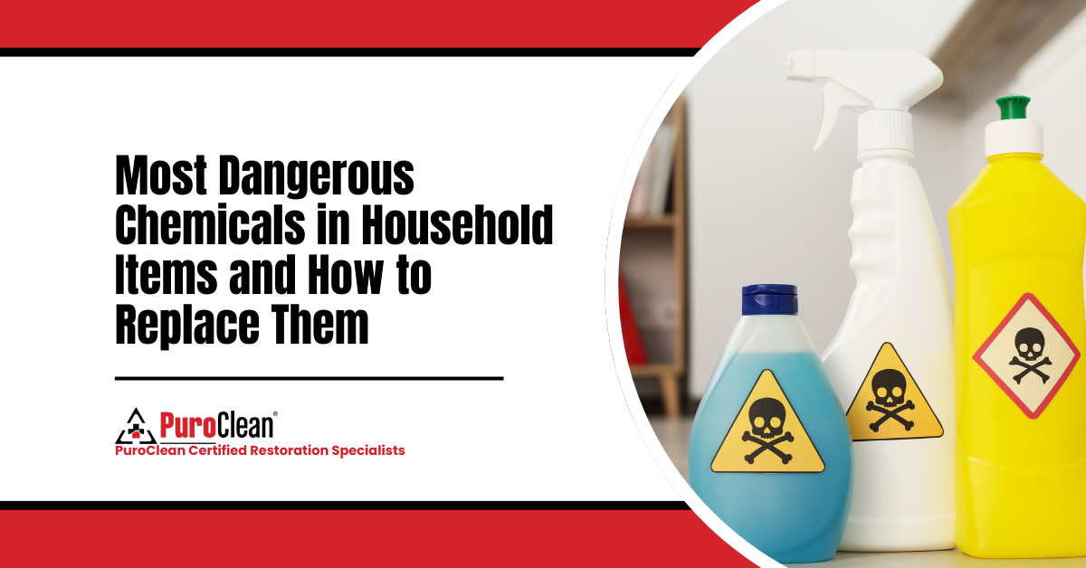 Most Dangerous Chemicals in Household Items and How to Replace Them 