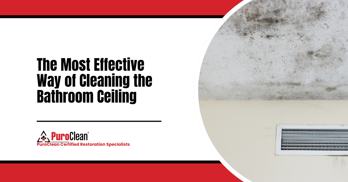 The Most Effective Way of Cleaning Bathroom Ceiling