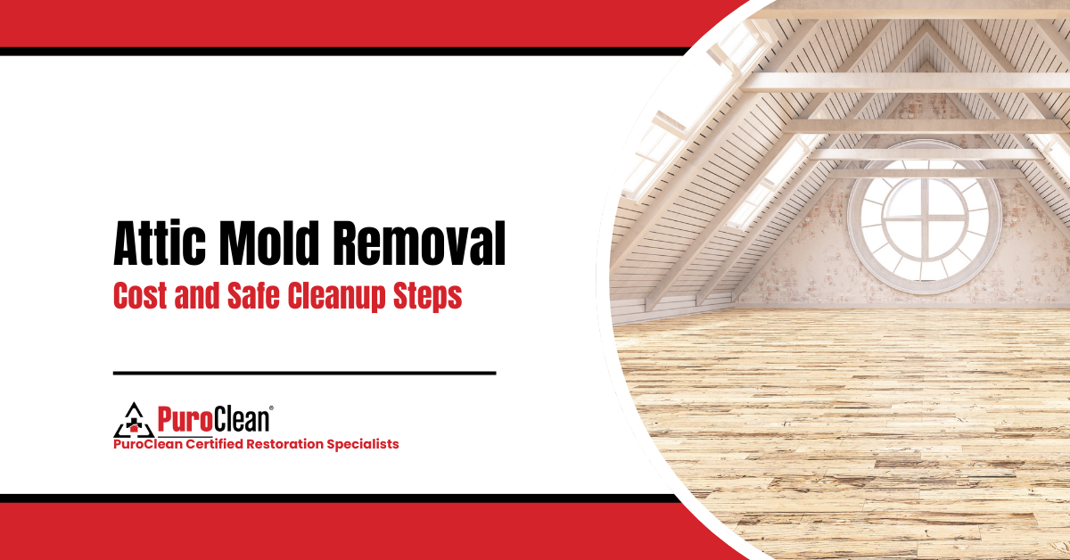 Attic Mold Removal Cost and Safe Cleanup Steps
