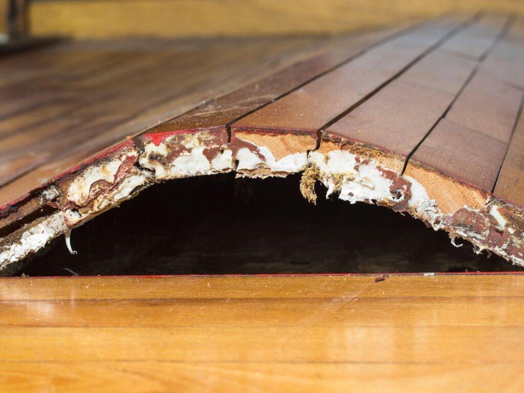 fix water damage on wood