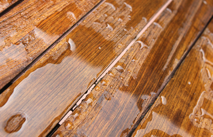 water damage restoration services on wood