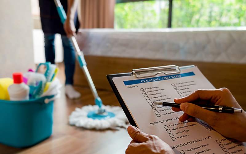 house cleaning checklist