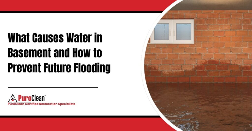 What Causes Water in Basement and How to Prevent Future Flooding